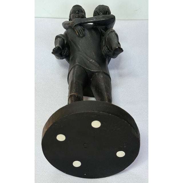 Early 20th Century Aimé Jules Dolou (French 1838-1902) Attr. Sculpture Statue "L Enfant Du Travail", Paris Fooundry Stamp For Sale - Image 17 of 17