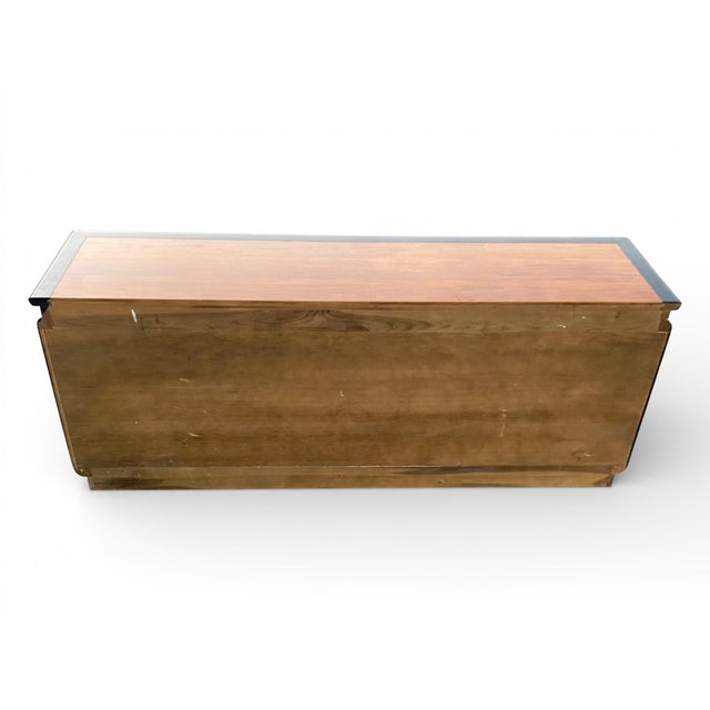 Vintage Chin Hua Asian Hollywood Regency Burled Credenza Sideboard for Century Furniture For Sale - Image 12 of 14