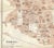 1910s fold out map of Pompei from an Italian travel atlas. Sections of the map printed on the back. Combined shipping...