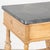 Wood Early 20th Century Small Pine Nightstand With Marble Top and Shelf For Sale - Image 7 of 13
