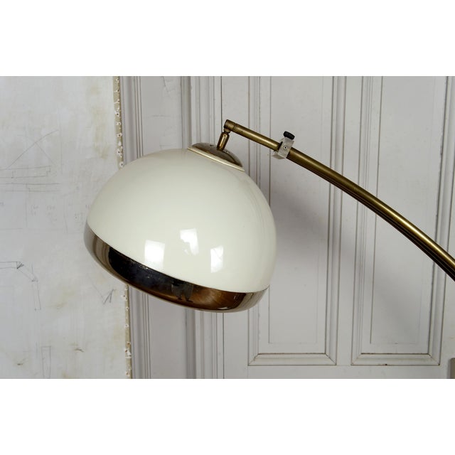 Adjustable Arc Floor Lamp in Marble, Brass and Acrylic Glass, Italy, 1970s For Sale - Image 13 of 18