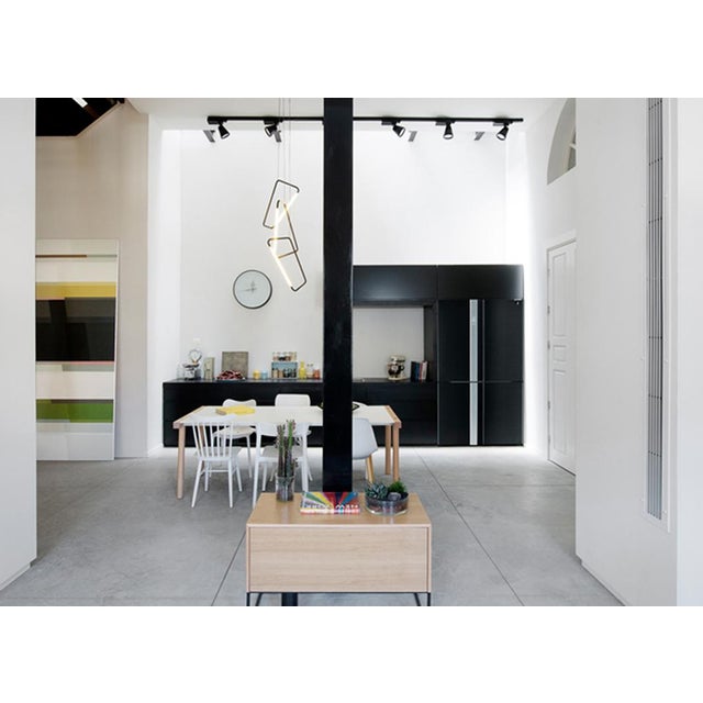 Pendant Light in Satin Brass by Naama Hofman For Sale - Image 4 of 4