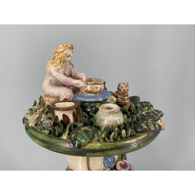 Annette Ody, Studio Ceramic Figure, 1970s, Ceramic For Sale - Image 8 of 15