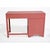 1970s Campaign Desk by Bernhardt in Pink - Newly Painted For Sale - Image 9 of 13