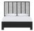 Liam Standard Bed Queen - Black For Sale