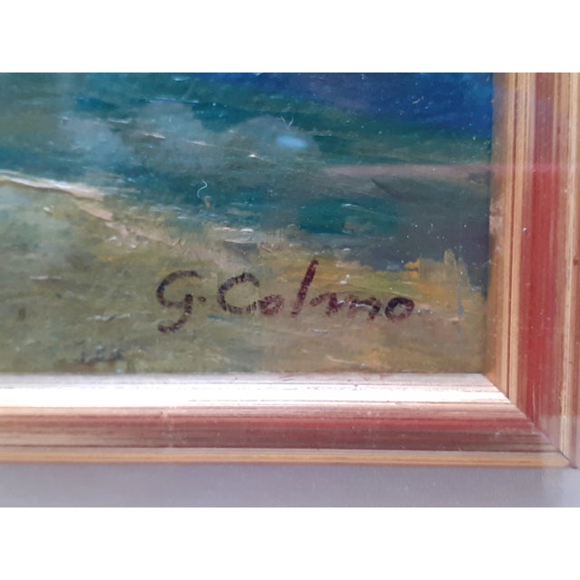 Giovanni Colmo, Landscape, Oil Painting, 1920s, Framed For Sale - Image 3 of 9