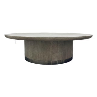 Hooker Organic Modern Greige Wood Mood Cocktail Table For Sale
