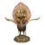 Vintage Gilt Bronze Sculpture of Mahamayuri Peacock King With Removable Deity Figure For Sale