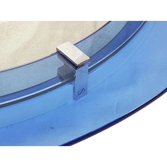 Convex Glass and Chrome Mirror from Veca, 1960s For Sale - Image 3 of 13