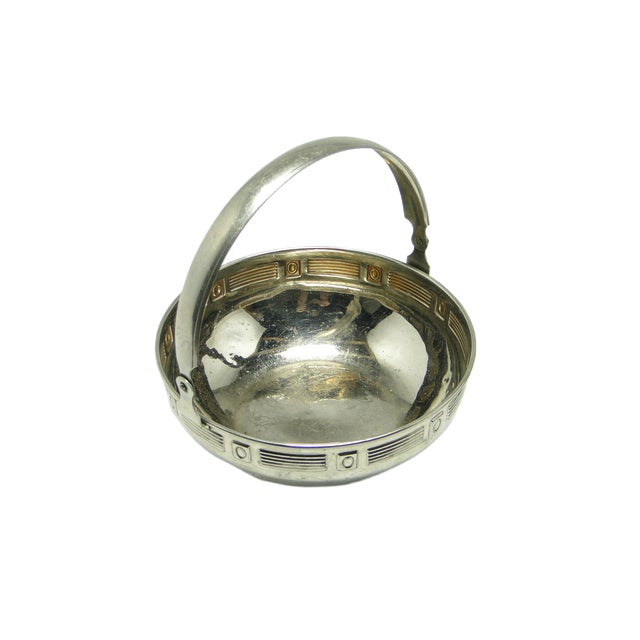 Antique Art Nouveau Sugar Bowl, 1890s For Sale - Image 5 of 9