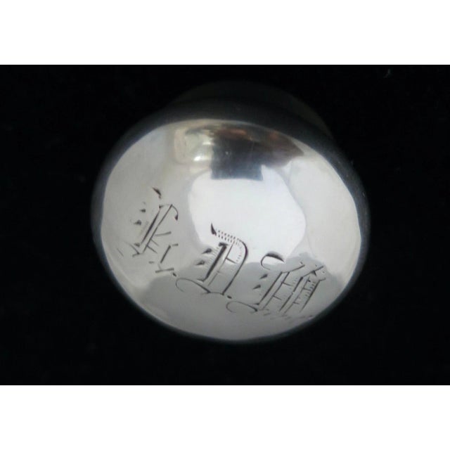 19th Century Crystal/Sterling Reclining Cologne Bottle For Sale - Image 9 of 9