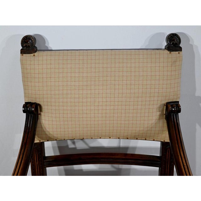 Renaissance Style Walnut Armchair For Sale - Image 6 of 18