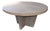 Andrianna Shamaris Impressive Shell Inlay Teak Wood Dining Table For Sale