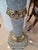 Late 20th Century Ornate French Style Louis 16th Gray Marble and Bronze Pedestal For Sale - Image 5 of 9