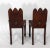 Brown English Regency Gothic Revival Oak Hall Chairs, 1830s, Set of 2 For Sale - Image 8 of 18