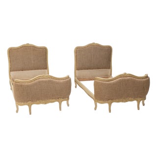French Single Beds, 1940s, Set of 2 For Sale