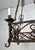Gothic Gothic Style 8-arm Wrought Iron Chandelier. Circa 1950 For Sale - Image 3 of 12