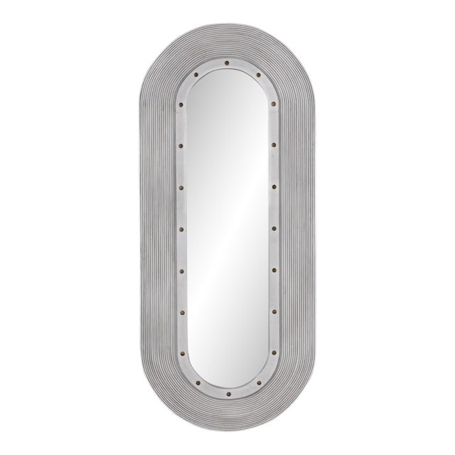 NOIR Luna Mirror, White Washed For Sale