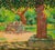 1950s Italian Signed Landscape Painting For Sale - Image 8 of 12