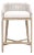 Essentials For Living Montecito Natural Gray Mahogany Counter Stool For Sale