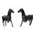 Chinese Bronze Brown Metal Racing Horse Figures - a Pair For Sale - Image 9 of 9