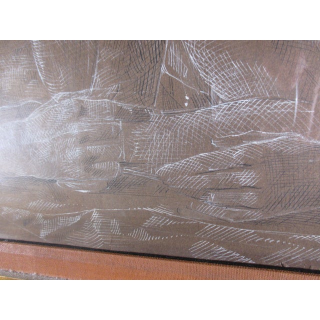 Peter Todd Mitchell Symbolist Drawing For Sale - Image 9 of 9