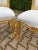 1970s Italian Baroque Gold Leaf Marble White Leather Dining Set – 5pcs For Sale - Image 11 of 18