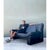 Black Vintage Nicoletti Salotti Black Leather Sofa For Sale - Image 8 of 12