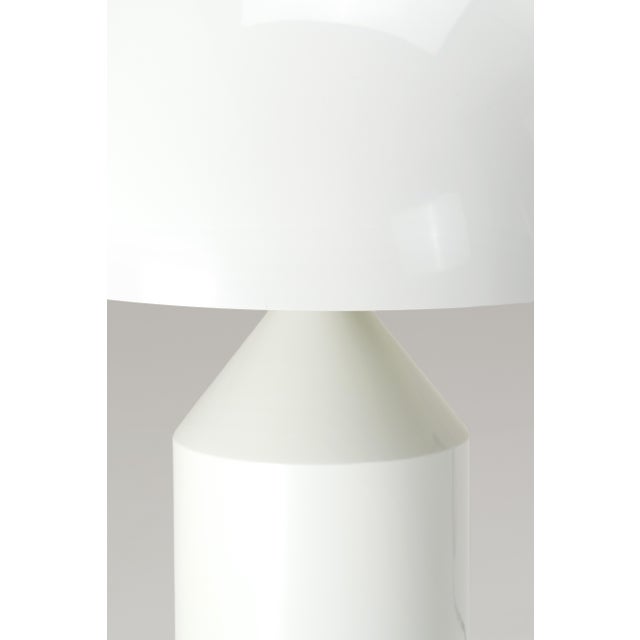 White Large Atollo 233 Table Lamp by Vico Magistretti for Oluce, 1970s For Sale - Image 8 of 12