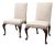 Early 18th Century Georgian Upholstered Walnut Side Chairs, 1720, Set of 2 For Sale