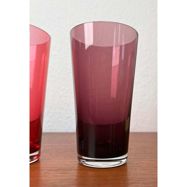 Glass Mid-Century Modern German Drinking Glasses, 1960s, Set of 6 For Sale - Image 7 of 18