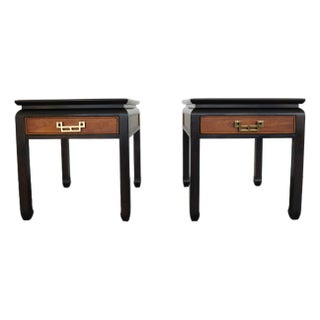 Vintage Century Furniture Ming Chinoiserie Side Table (Set of 2) For Sale