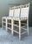 Early 21st Century Vintage Slat Bar Stools - Set of 3 For Sale - Image 5 of 12