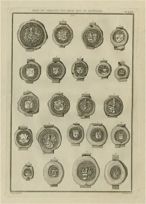 Thomas Astle, Seals of Nobility and Important Men of Scotland, 1792, Print