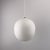 White Large Model Bologna Pendant Lamp in Mouth-Blown Opal Glass by Aloys Gankofner for Peill & Putzler, Germany, 1950s For Sale - Image 8 of 8