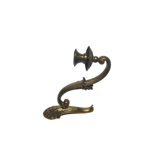 Classicist Bronze Wall Lamp, Germany, 1900s For Sale - Image 9 of 10