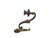 Classicist Bronze Wall Lamp, Germany, 1900s For Sale - Image 9 of 10