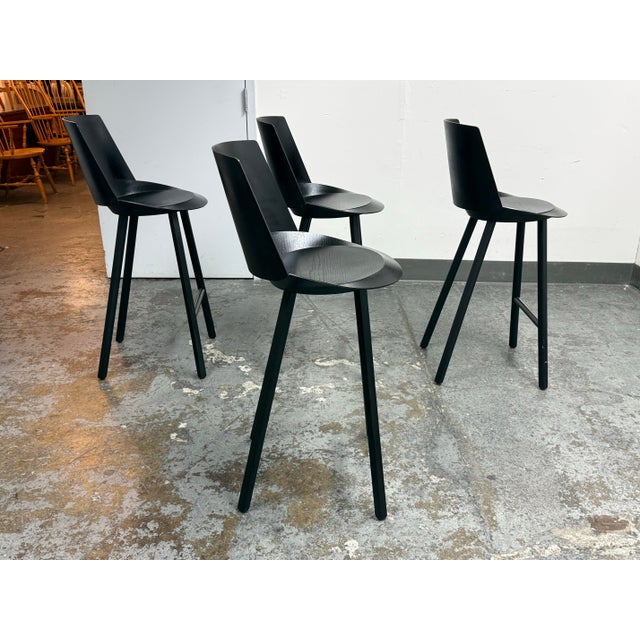 Stefan Diez for E15 Jean Bar Stools, Set of Four For Sale In San Francisco - Image 6 of 12