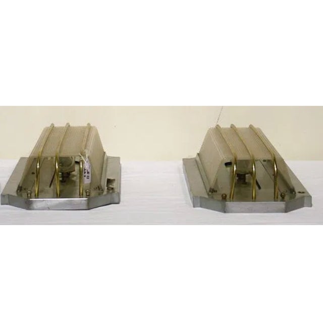 Metal 1940s Pair of Industrial Sconces For Sale - Image 7 of 8