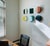 Paper Round Sculpture With Black and Green For Sale - Image 7 of 7