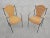 Metal American Wrought Iron and Brass Chair, 1950s For Sale - Image 7 of 11