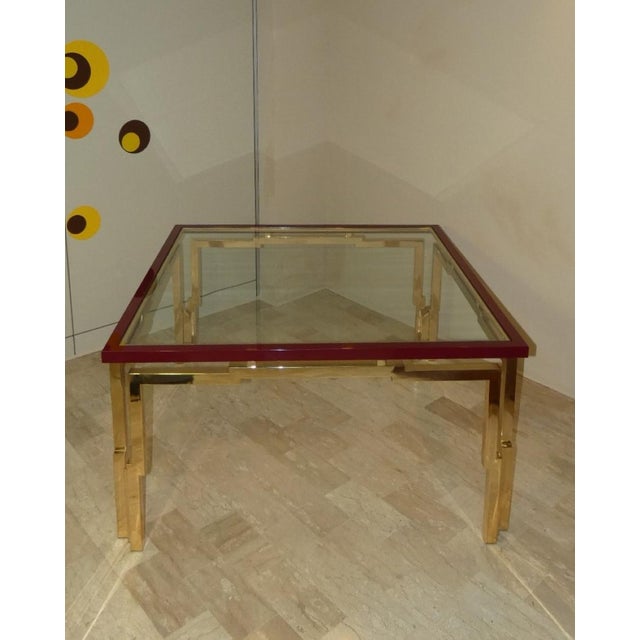 Lacor/TA square table for eight, designed by Fabrizio Smania in the 1970s for Studio Smania Interni. Made of steel, it...