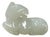 Small Chinese White Stone Restful Horse Pendant Display Art Figure For Sale