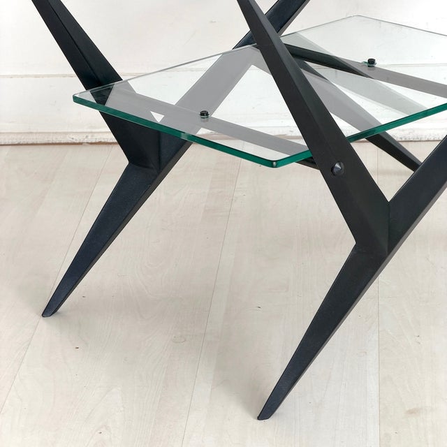 Vintage Table in Metal by Angelo Ostuni, 1950s For Sale - Image 10 of 12