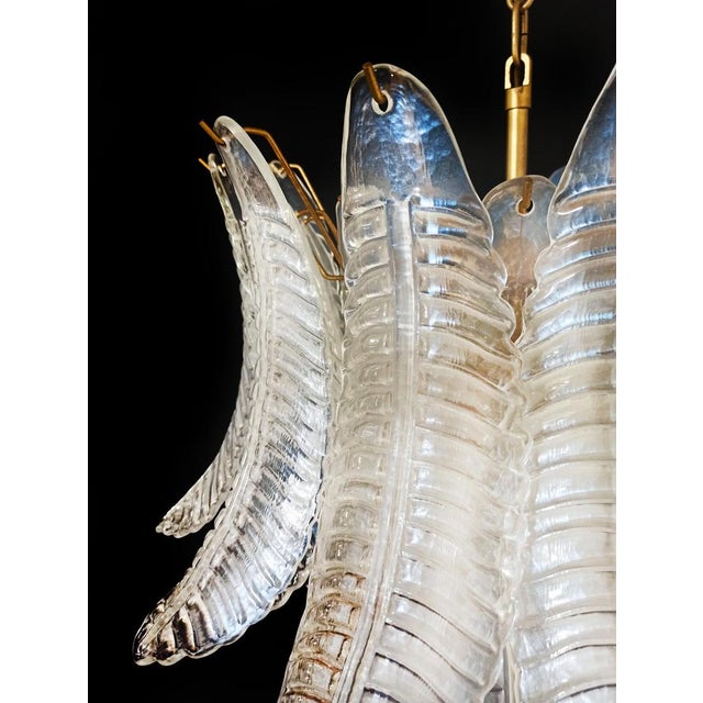 Vintage Italian Murano Glass Chandelier, 1980 For Sale - Image 15 of 18