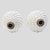 Vintage Pine Cone Shaped White Ceramic Table Lamps, 1960s, Set of 2 For Sale - Image 4 of 15