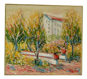 Gunnar Ingemar Erixon, Motif at Polcastro, Campagna, Italy, 1960s, Oil on Canvas, Framed
