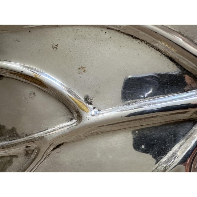 Large Silver-Plated Leaf-Shaped Bowl from Valenti, 1972 For Sale - Image 11 of 14