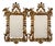 Antique Giltwood Rococo Chinoiserie Wall Mirrors, 1880, Set of 2 For Sale