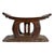Tribal Old Vintage Asante Tribal African Wood Low Stool For Sale - Image 3 of 8